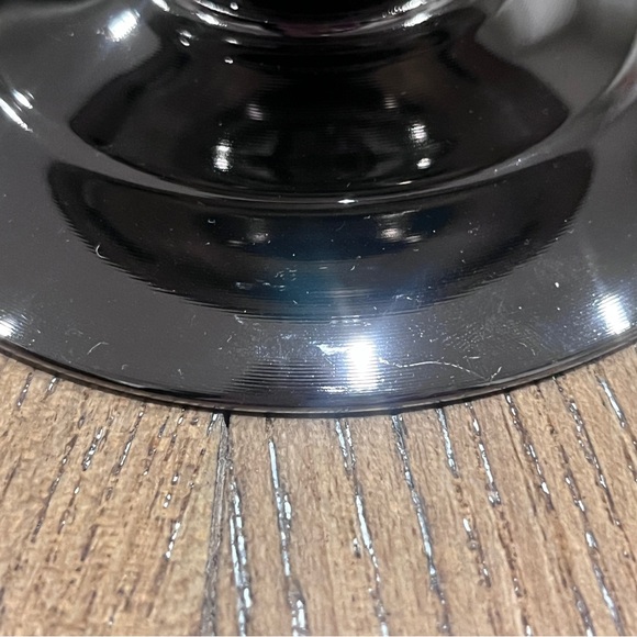 Bath & Body Works Halloween Purple Gem Silver Spider Web 3-Wick Candle Pedestal - Picture 8 of 15